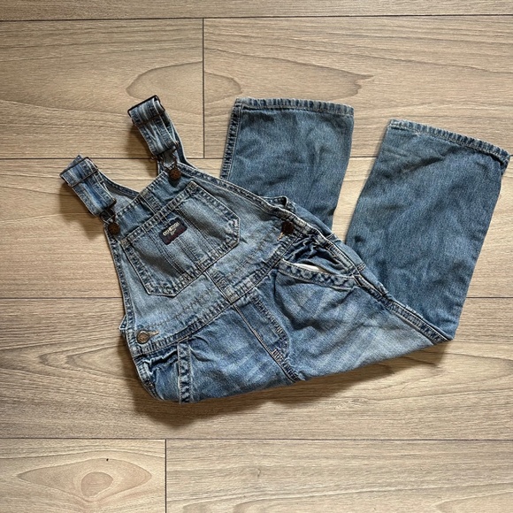 Oshkosh B’gosh Vestbak Overalls Size 3T Toddler Unisex Light Blue Wash - Picture 5 of 10